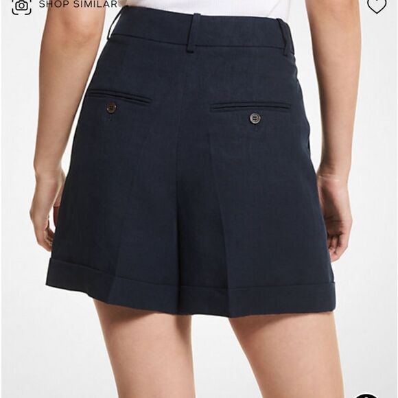 Michael Kors Collection 100% linen shorts, size 8 - Picture 2 of 9